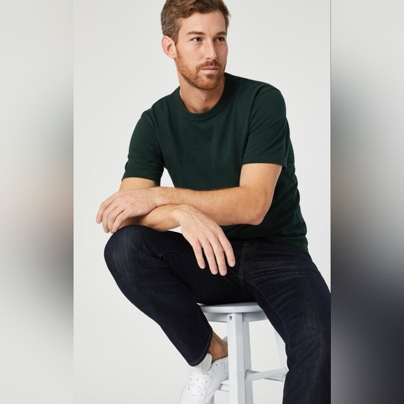 Mavi Other - Mavi Jeans Mens 32 x 32 Blue Zach Straight Leg Cotton Dark Wash Denim